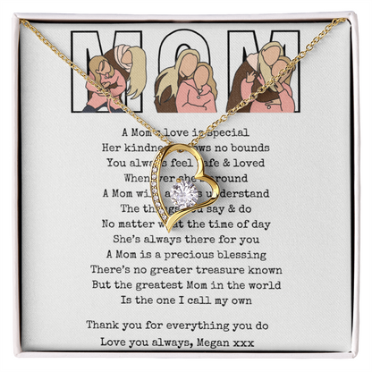 Personalized Mom Forever Love Necklace