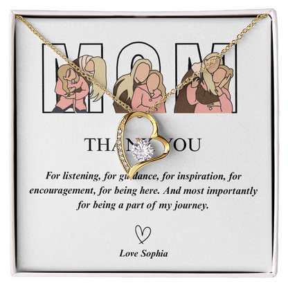 Personalized Mom Forever Love Necklace