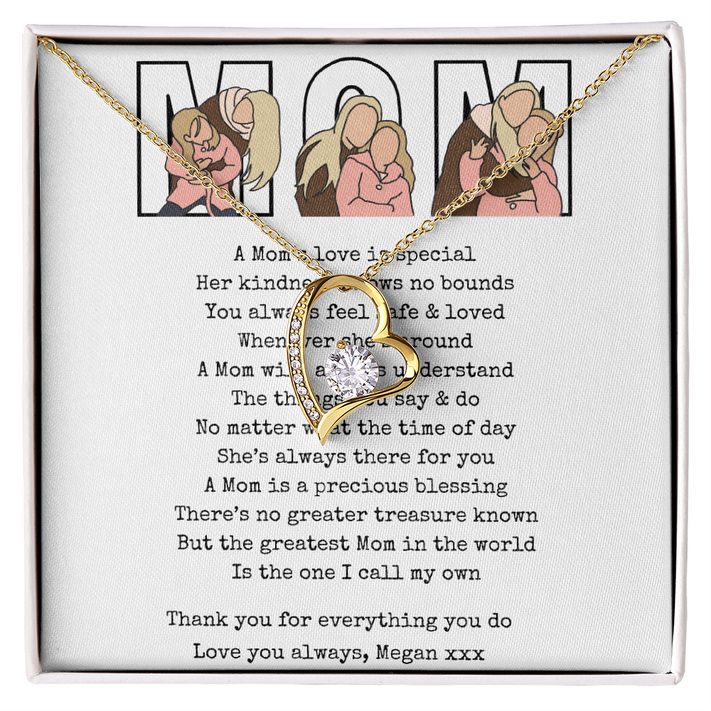 Personalized Mom Forever Love Necklace