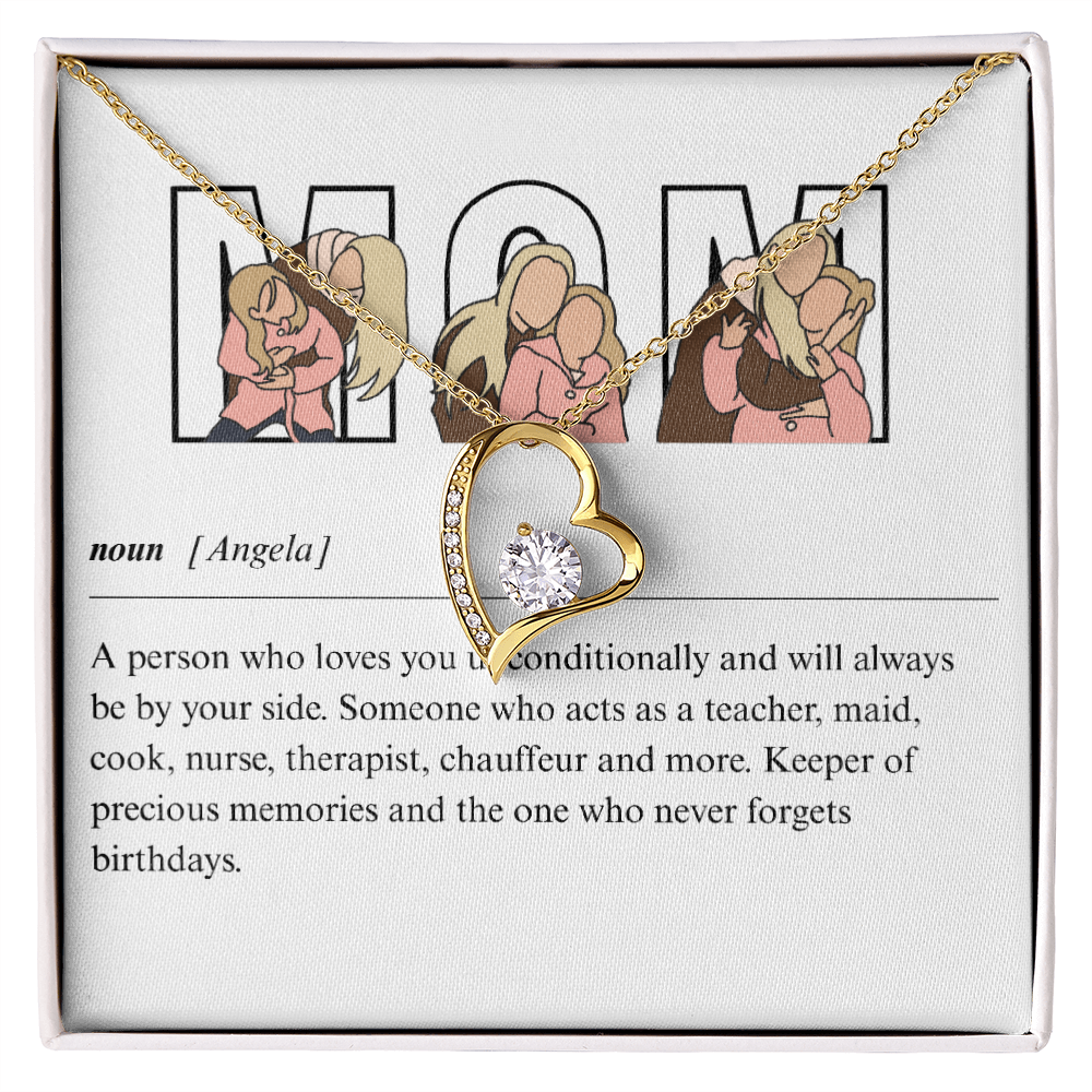 Personalized Mom Forever Love Necklace