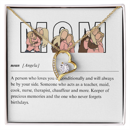 Personalized Mom Forever Love Necklace