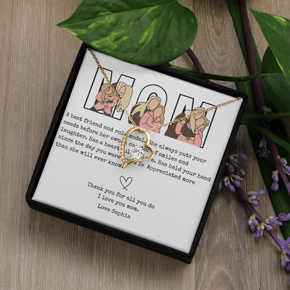 Personalized Mom Forever Love Necklace