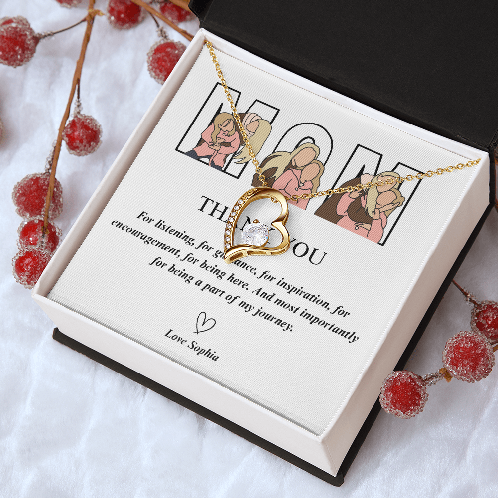 Personalized Mom Forever Love Necklace