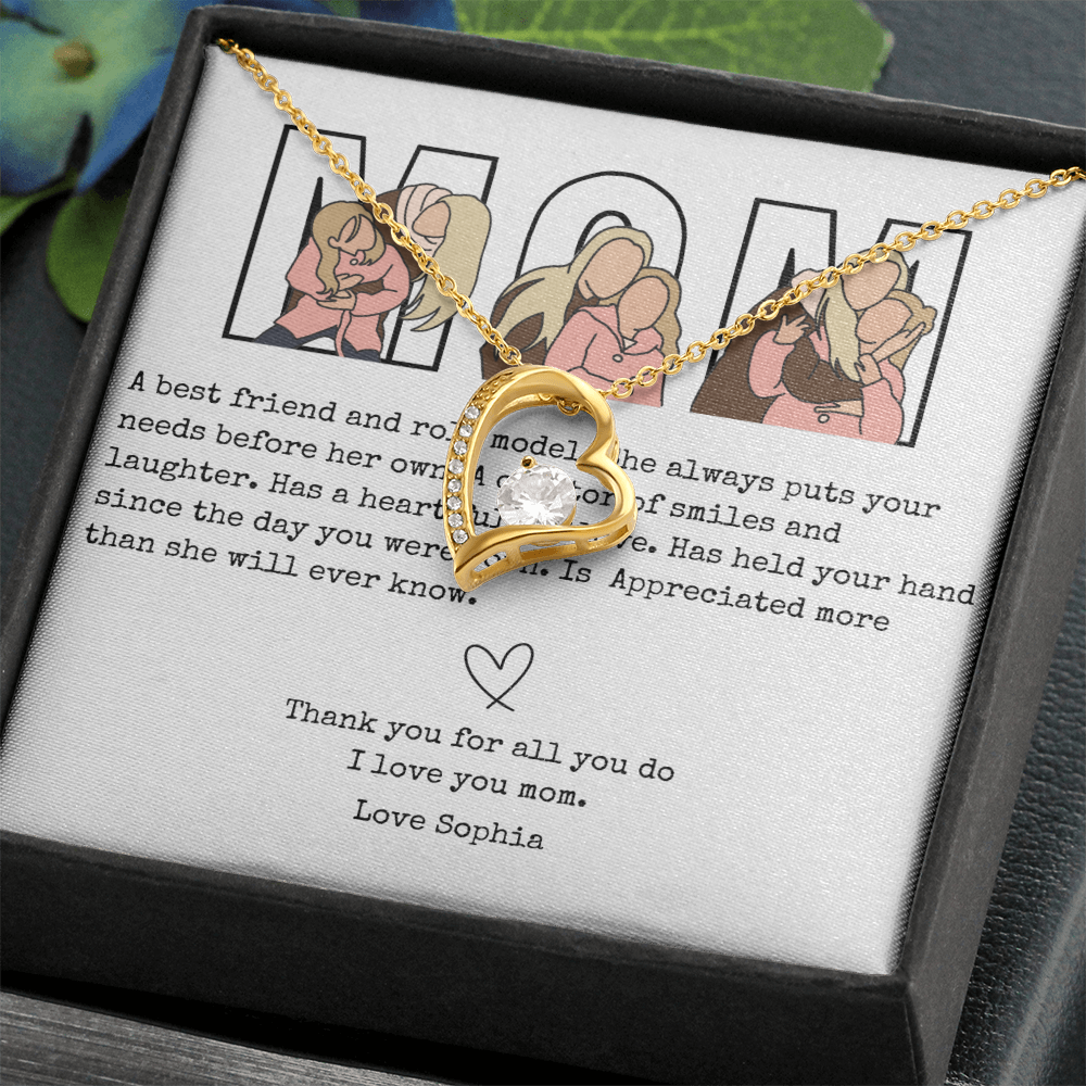 Personalized Mom Forever Love Necklace