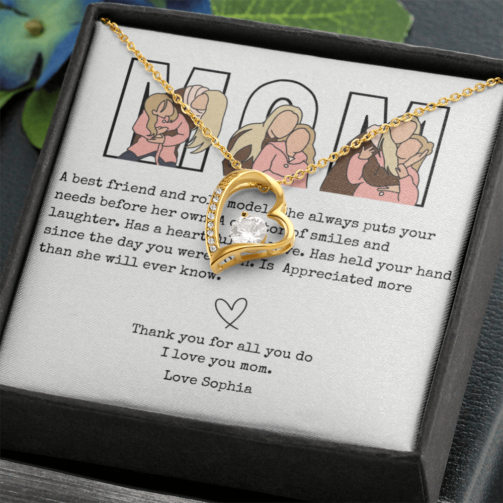 Personalized Mom Forever Love Necklace