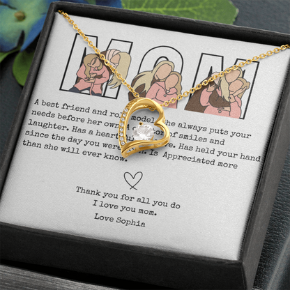 Personalized Mom Forever Love Necklace