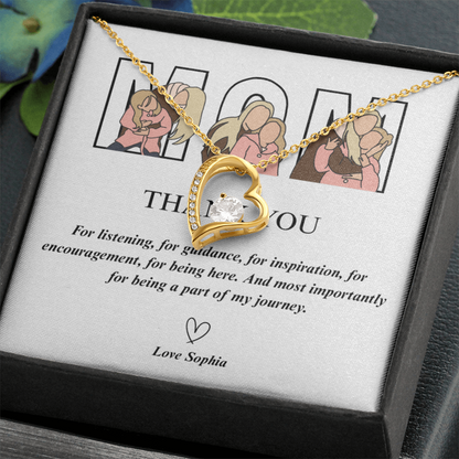 Personalized Mom Forever Love Necklace
