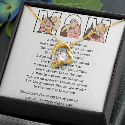 Personalized Mom Forever Love Necklace