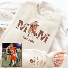 Load image into Gallery viewer, Mother&#39;s Day Personalized Embroidered American Football Hoodie Sweatshirt T-Shirt
