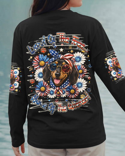LAND OF THE FREE DACHSHUND DOG ALL OVER PRINT - TLHG1905261