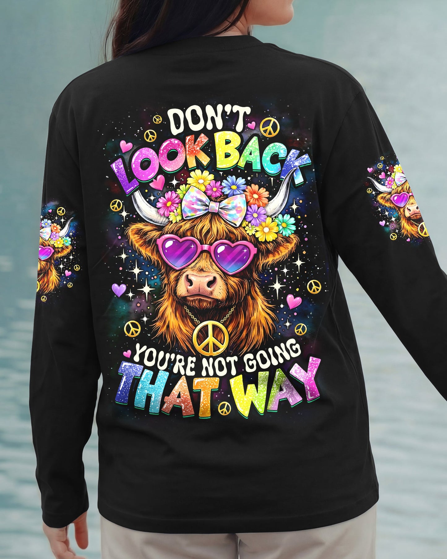 DON'T LOOK BACK COW ALL OVER PRINT - TYQY1505261