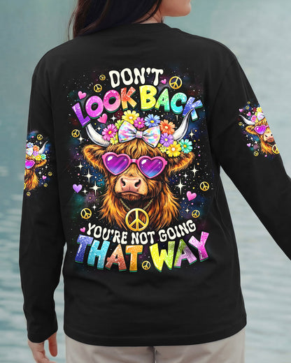 DON'T LOOK BACK COW ALL OVER PRINT - TYQY1505261