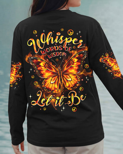 WHISPER WORDS OF WISDOM LET IT BE BUTTERFLY ALL OVER PRINT - TYPQ3006262