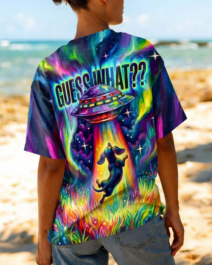 COSMIC ABDUCTION DACHSHUND DOG PSYCHEDELIC ALL OVER PRINT - RI2005261