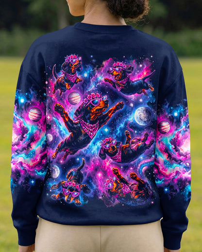 PSYCHEDELIC SPACE DACHSHUND DOG DREAMSCAPE ALL OVER PRINT – RI2005262