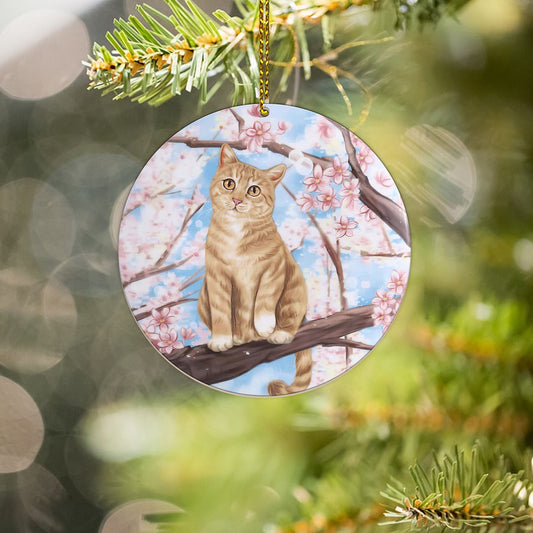 Cat Custom Pet Dog Cat Ceramic Ornament