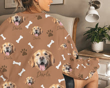 Load image into Gallery viewer, Personalized Pet Dog Cat Photo And Name Custom Sweatshirt
