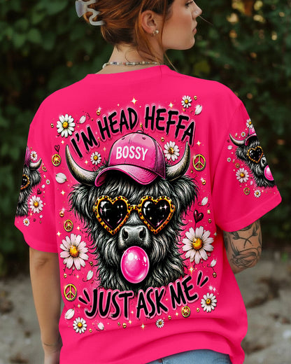 I’M HEAD HEFFA JUST ASK ME COW ALL OVER PRINT  - TLNO2505261