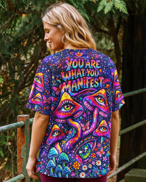 YOU ARE WHAT YOU MANIFEST MUSHROOM ALL OVER PRINT - TLNO06064262