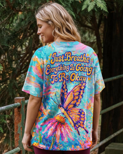 JUST BREATHE BUTTERFLY ALL OVER PRINT  - TLNO1404261