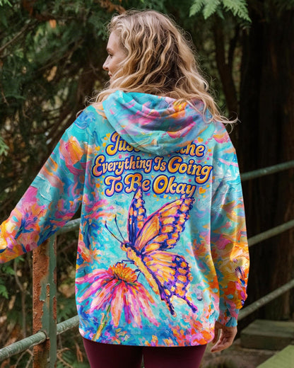 JUST BREATHE BUTTERFLY ALL OVER PRINT  - TLNO1404261