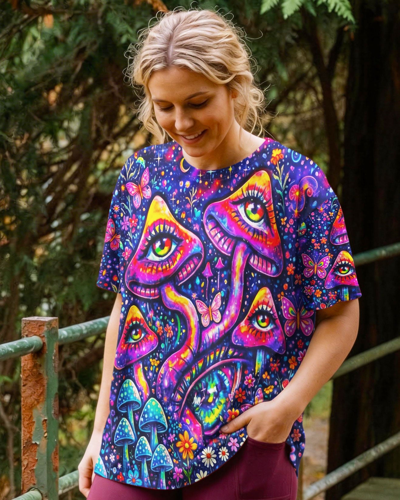YOU ARE WHAT YOU MANIFEST MUSHROOM ALL OVER PRINT - TLNO06064262