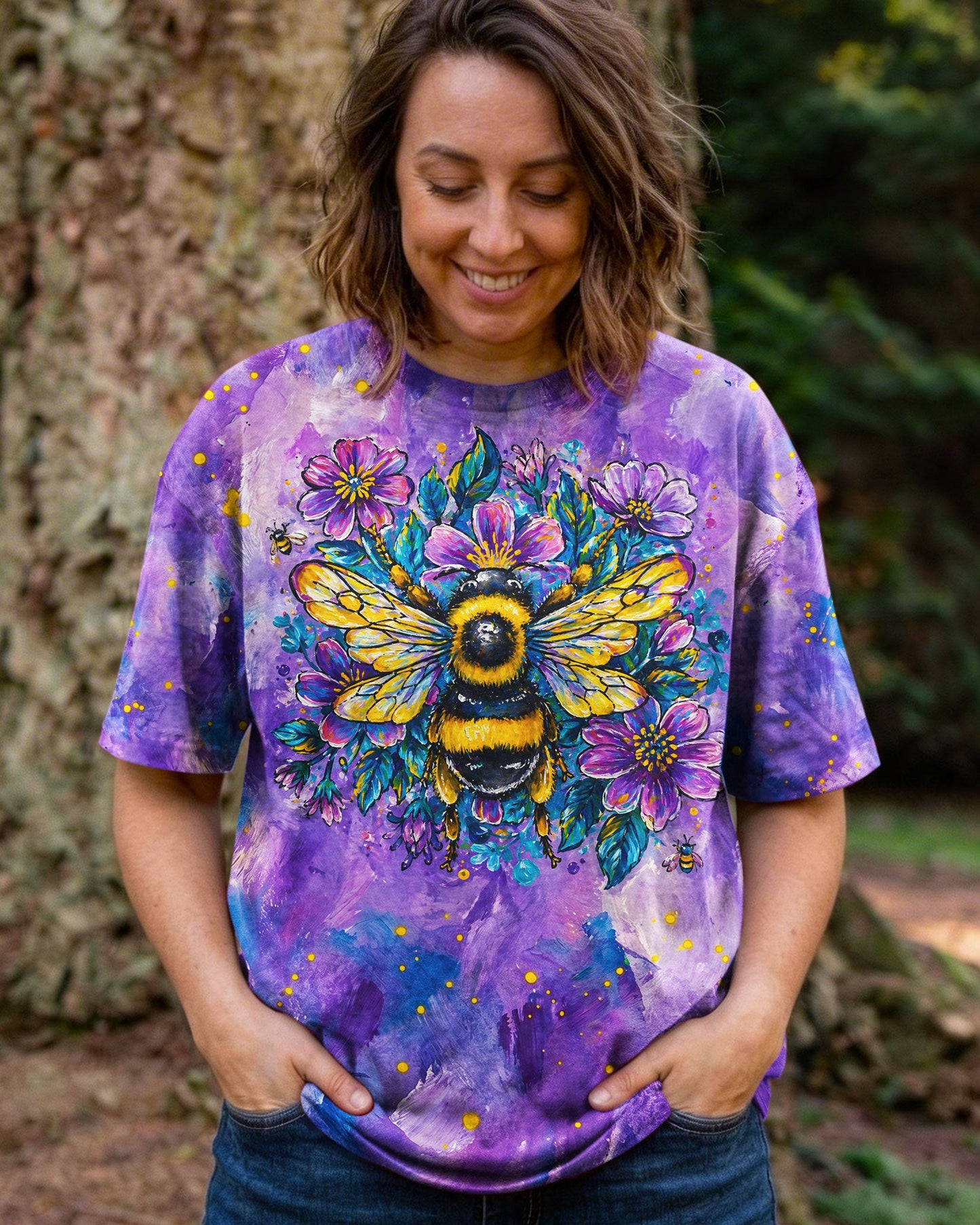 WHISPER WORDS OF WISDOM LET IT BE BEE  ALL OVER PRINT  - TLNO2304261