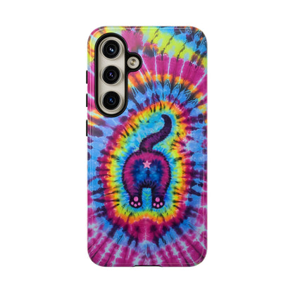 CAT COLORFUL SWIRL PATTERN PHONE CASE - TLTW1404263
