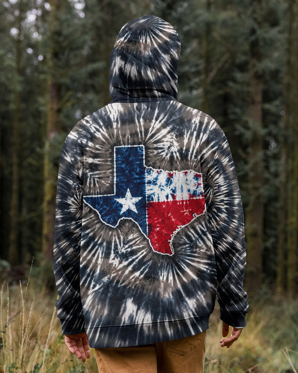 TEXAS MAP SWIRL ALL OVER PRINT - TLHG1206263