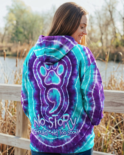 NO STORY SHOULD END TOO SOON PAW PRINT  SUICIDE PREVENTION ALL OVER PRINT  - TLNO3006263