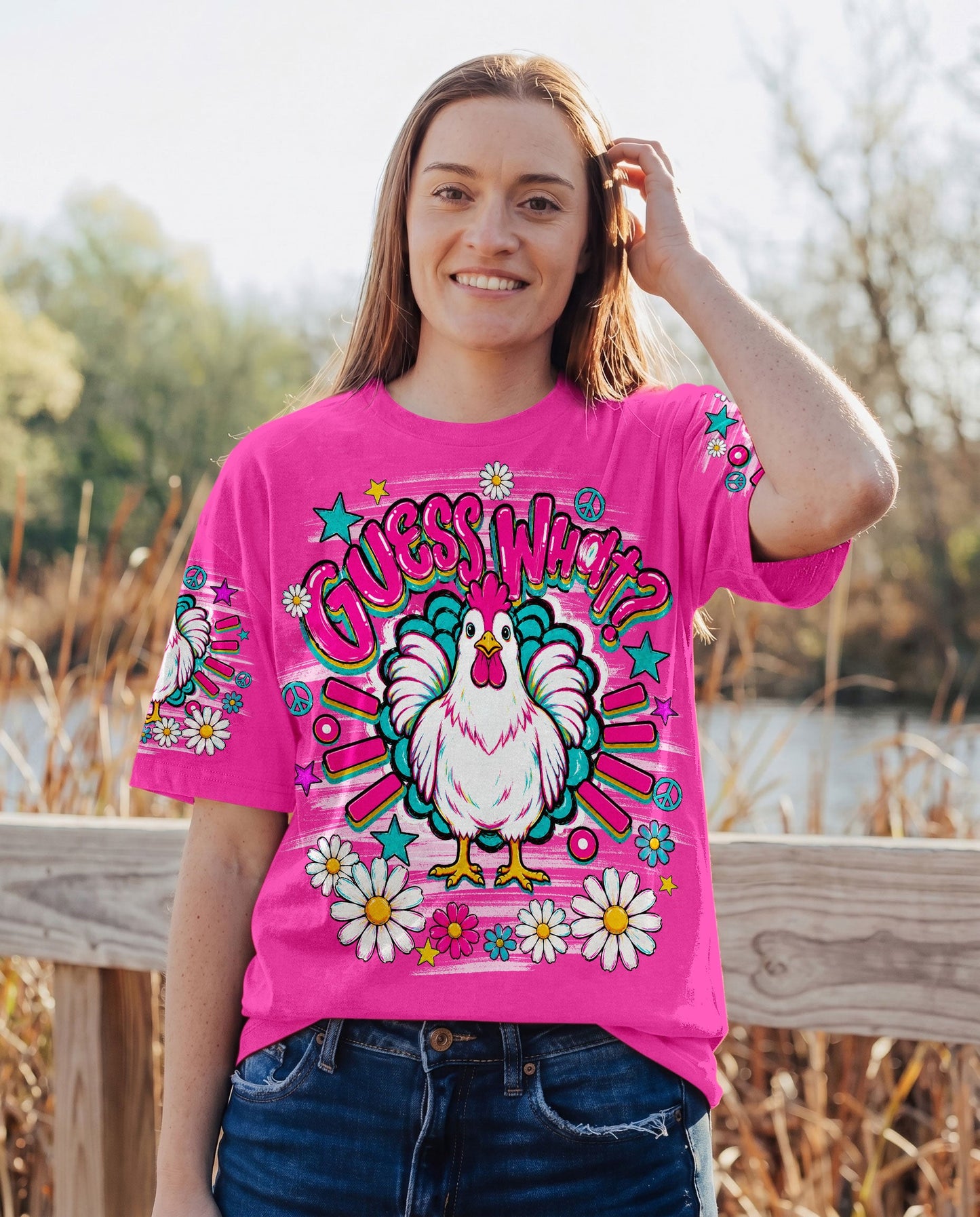 GUESS WHAT CHICKEN ALL OVER PRINT - TLNO0805262