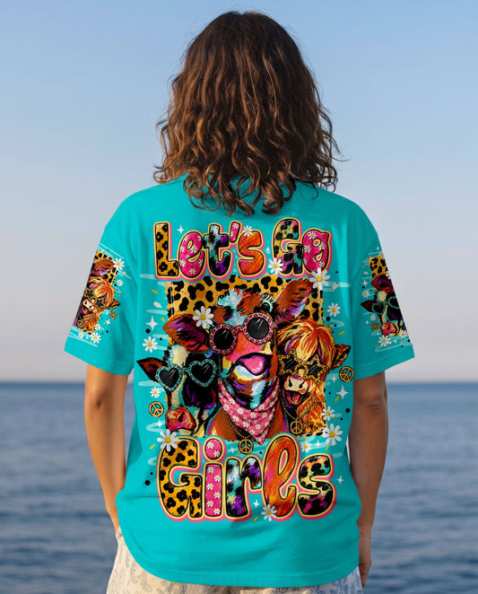 LET'S GO GIRLS COW ALL OVER PRINT - TLNO1806261