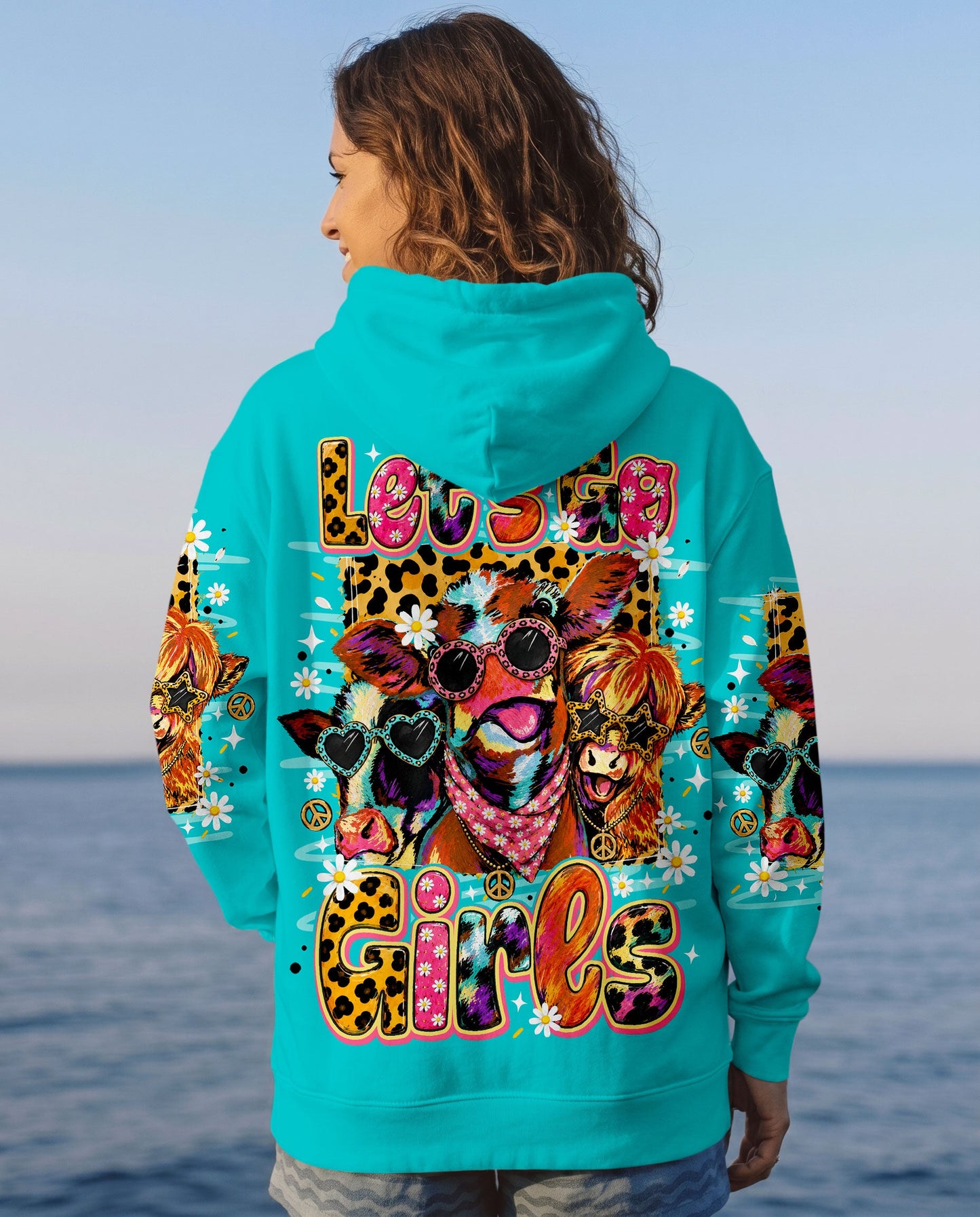 LET'S GO GIRLS COW ALL OVER PRINT - TLNO1806261