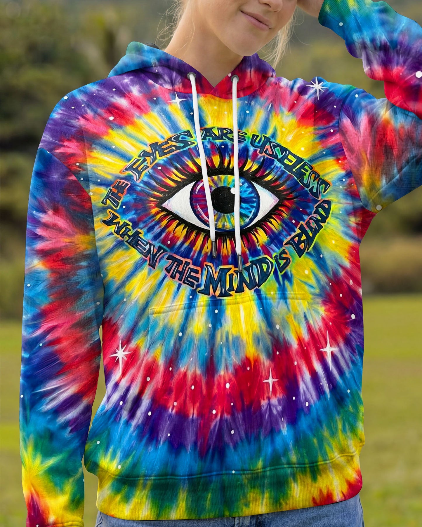 THE EYES ARE USELESS WHEN THE MIND IS BLIND ALL OVER PRINT SHIRT - KM1404261