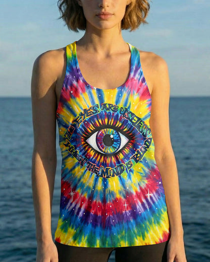 THE EYES ARE USELESS WHEN THE MIND IS BLIND ALL OVER PRINT SHIRT - KM1404261