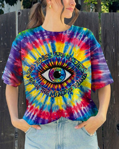 THE EYES ARE USELESS WHEN THE MIND IS BLIND ALL OVER PRINT SHIRT - KM1404261