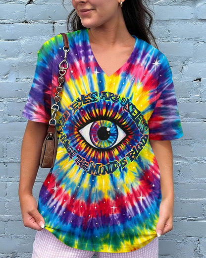 THE EYES ARE USELESS WHEN THE MIND IS BLIND ALL OVER PRINT SHIRT - KM1404261