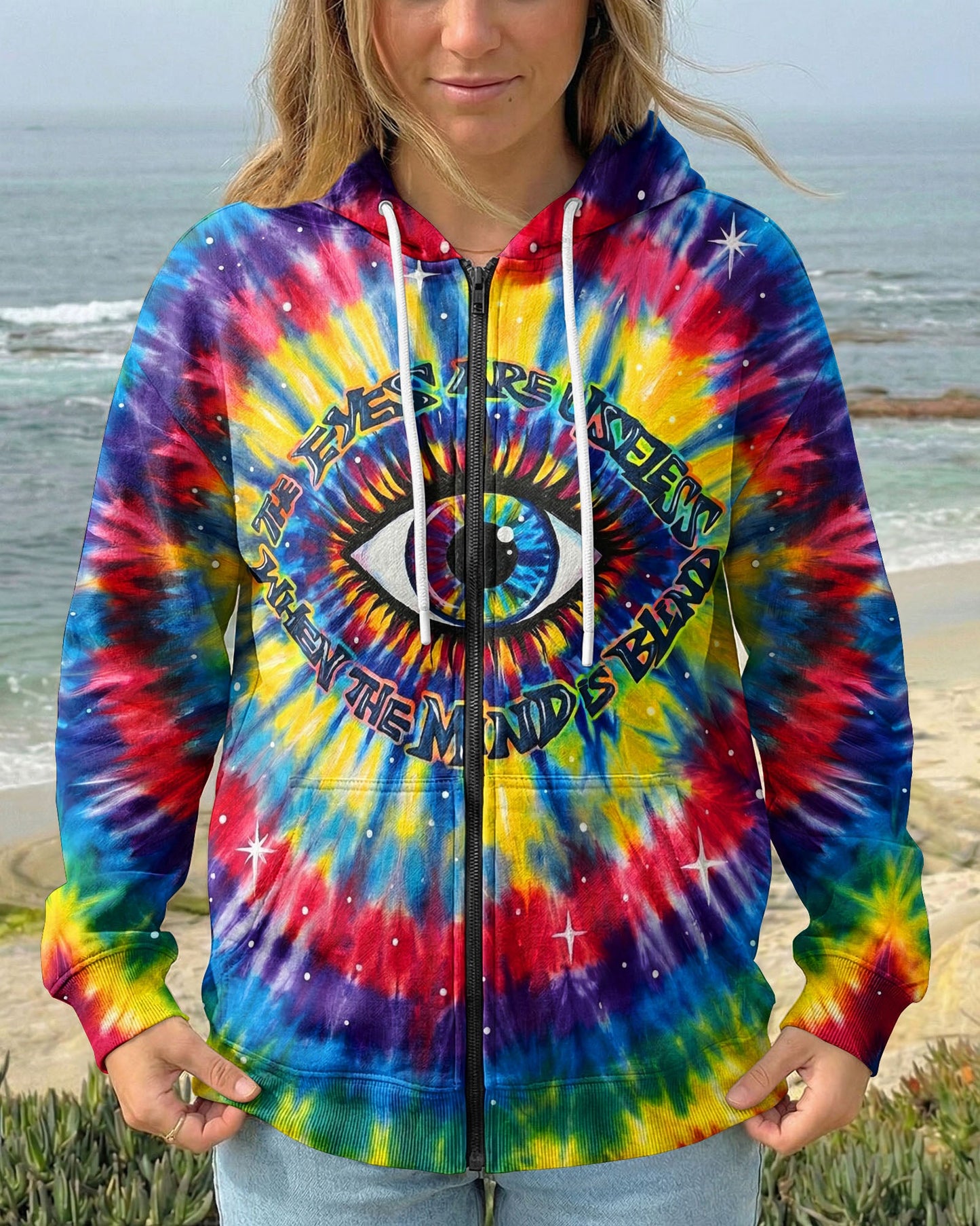 THE EYES ARE USELESS WHEN THE MIND IS BLIND ALL OVER PRINT SHIRT - KM1404261