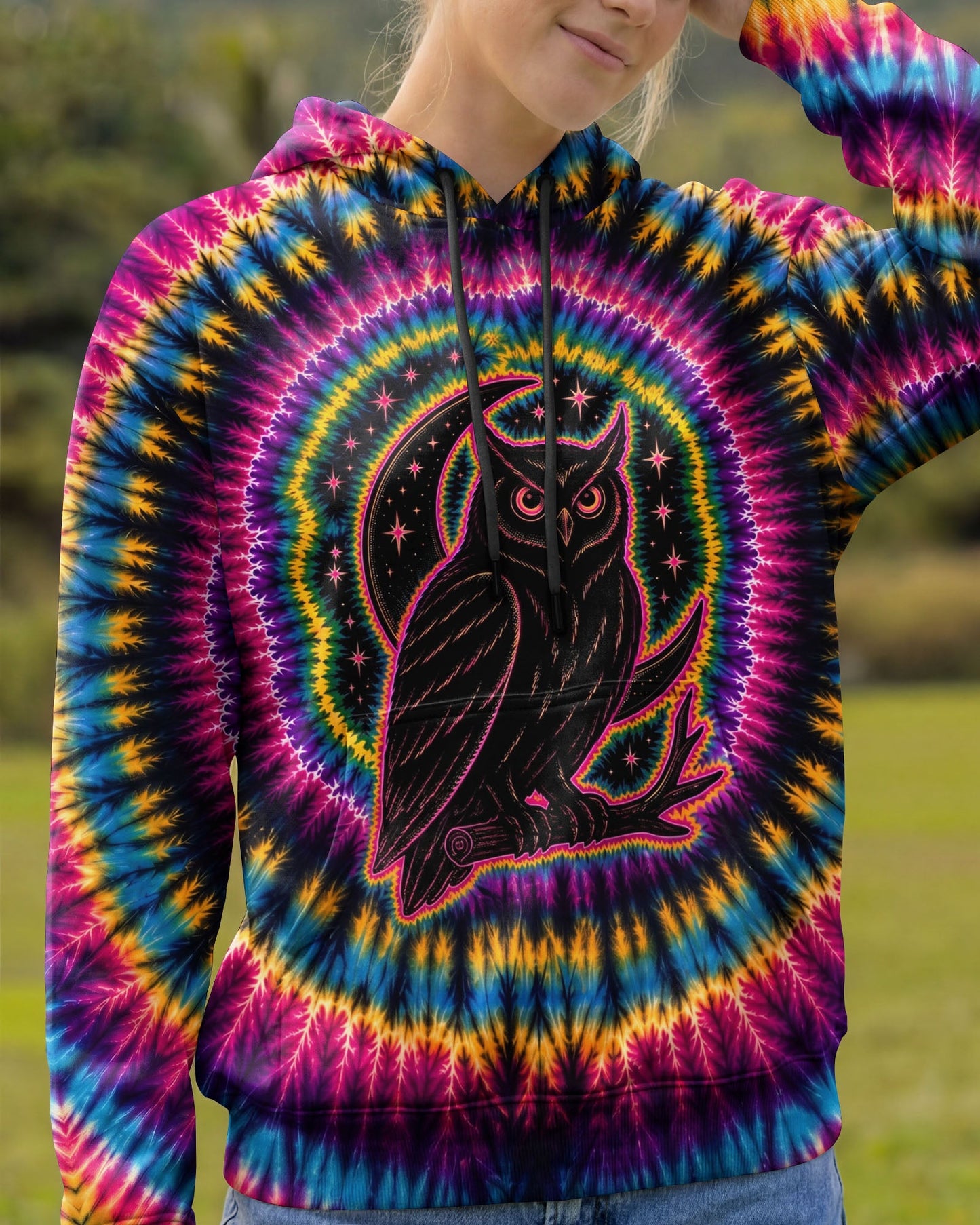 HELLO DARKNESS MY OLD FRIEND SWIRL ALL OVER PRINT - KMTM0405261