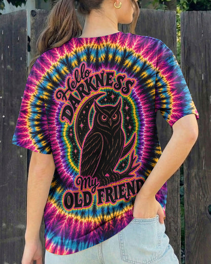 HELLO DARKNESS MY OLD FRIEND SWIRL ALL OVER PRINT - KMTM0405261