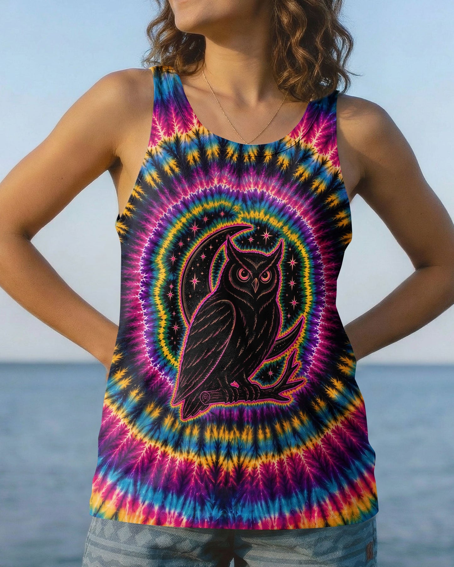 HELLO DARKNESS MY OLD FRIEND SWIRL ALL OVER PRINT - KMTM0405261