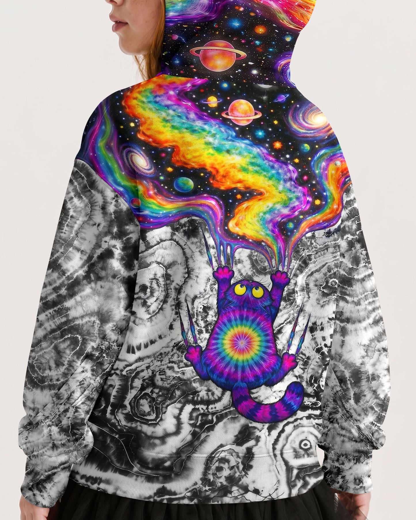 SCRATCHING CAT GALAXY KIDS ALL OVER PRINT - KMTM1006262