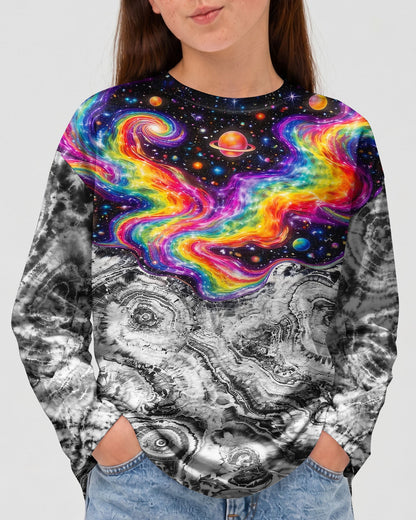 SCRATCHING CAT GALAXY KIDS ALL OVER PRINT - KMTM1006262