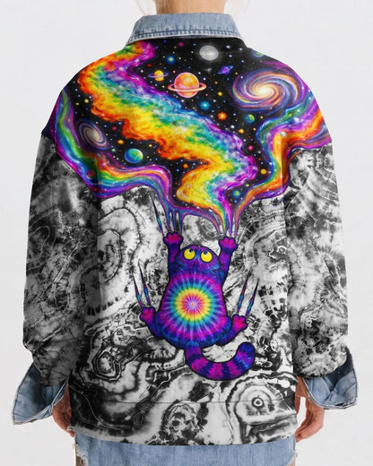 SCRATCHING CAT GALAXY KIDS ALL OVER PRINT - KMTM1006262