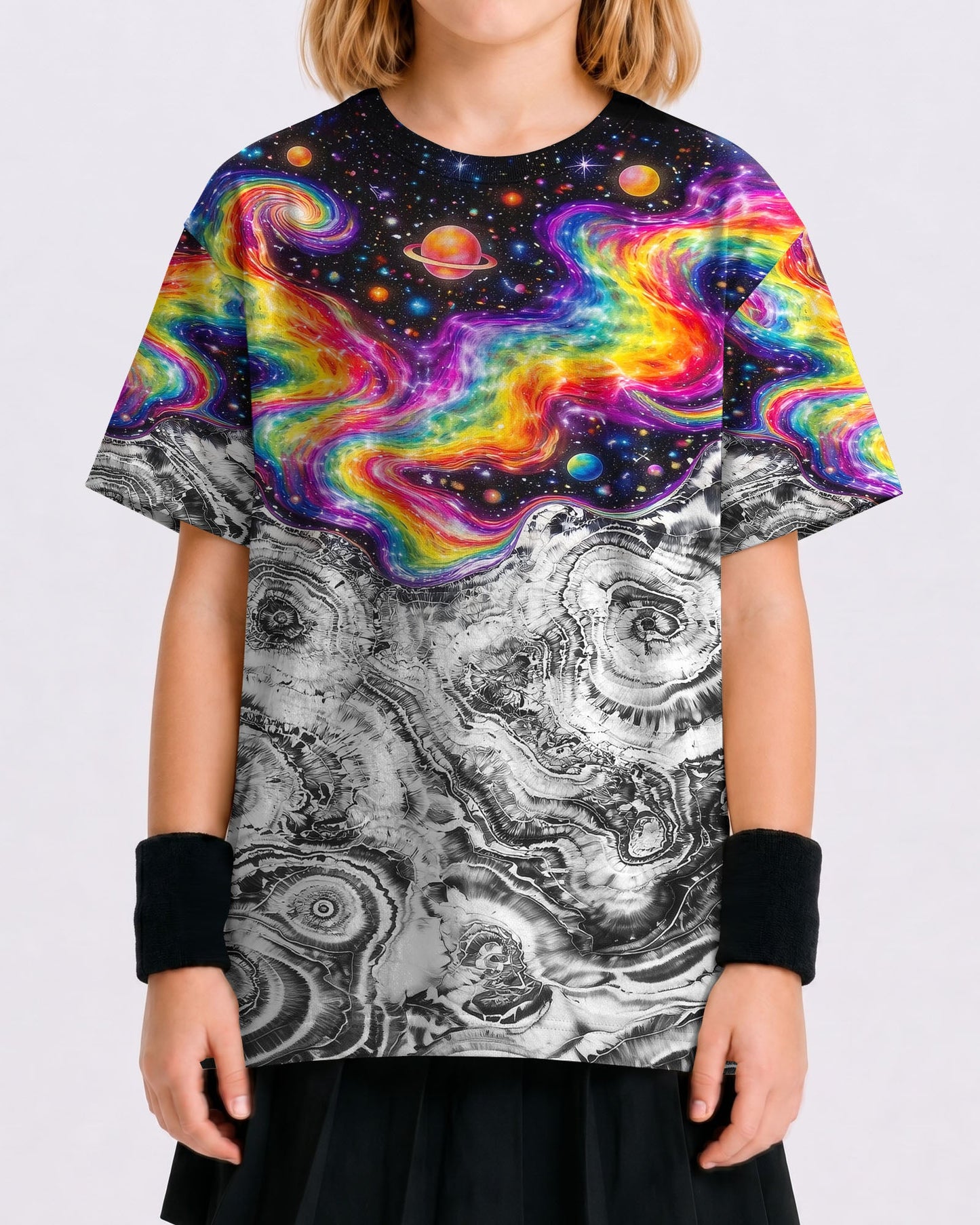 SCRATCHING CAT GALAXY KIDS ALL OVER PRINT - KMTM1006262