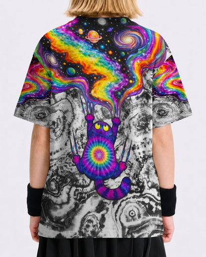 SCRATCHING CAT GALAXY KIDS ALL OVER PRINT - KMTM1006262