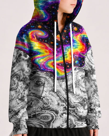 SCRATCHING CAT GALAXY KIDS ALL OVER PRINT - KMTM1006262