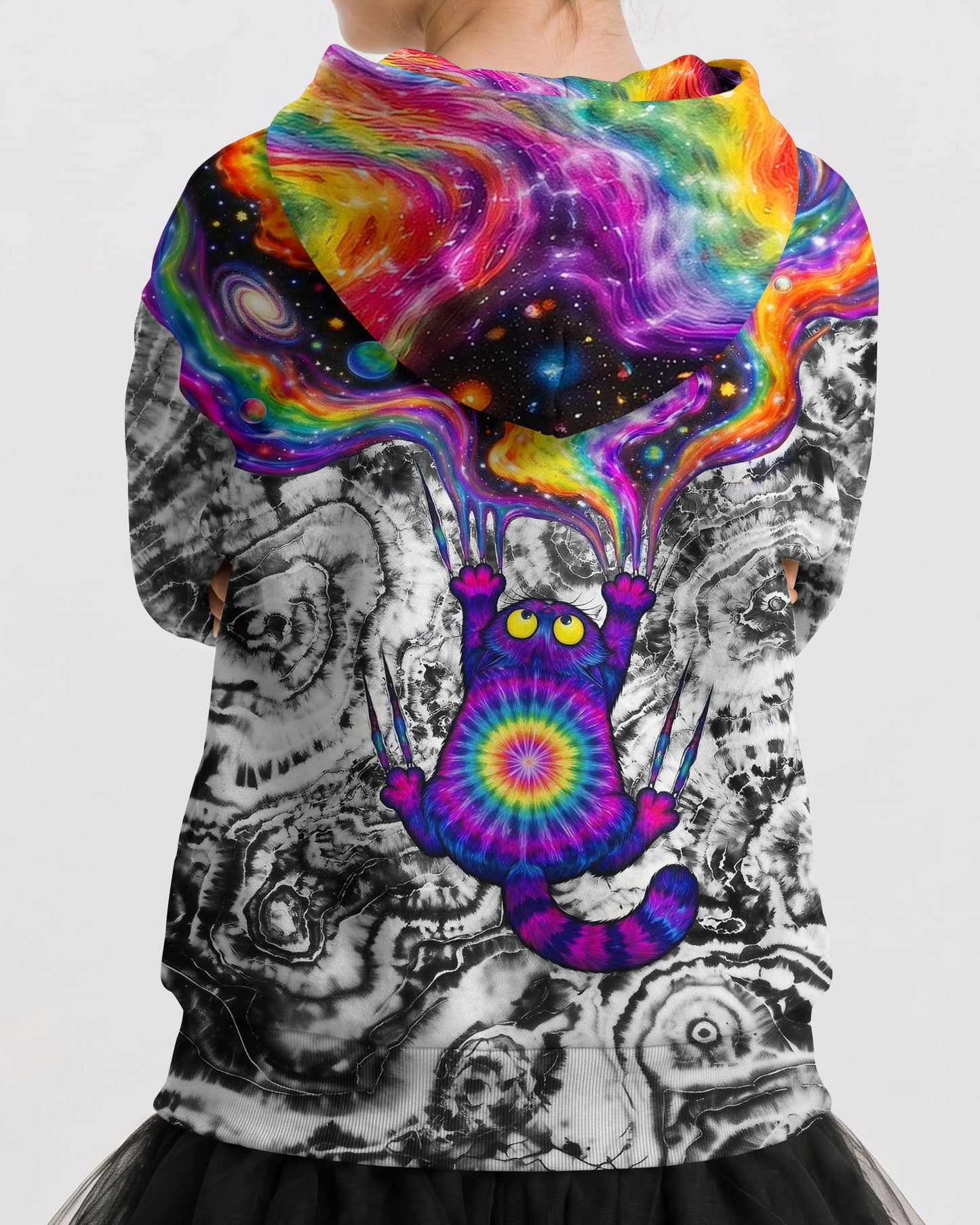 SCRATCHING CAT GALAXY KIDS ALL OVER PRINT - KMTM1006262