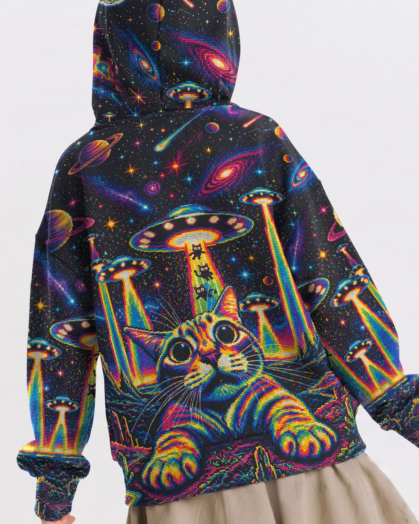 COSMIC KITTEN UFO ADVENTURE KIDS ALL OVER PRINT - KMTM1106261
