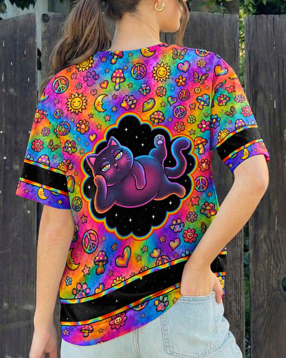 ALLERGIC TO IDIOTS CAT PSYCHEDELIC ALL OVER PRINT - KMTM1206261